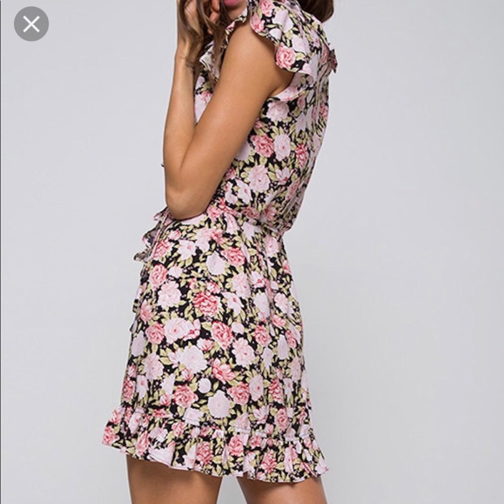 Motel Rocks Floral Wrap Dress